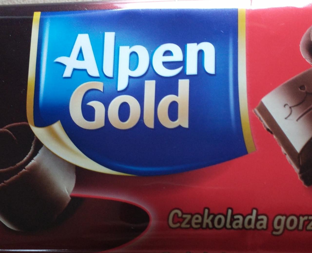 Zdjęcia - Czekolada gorzka Alpen Gold