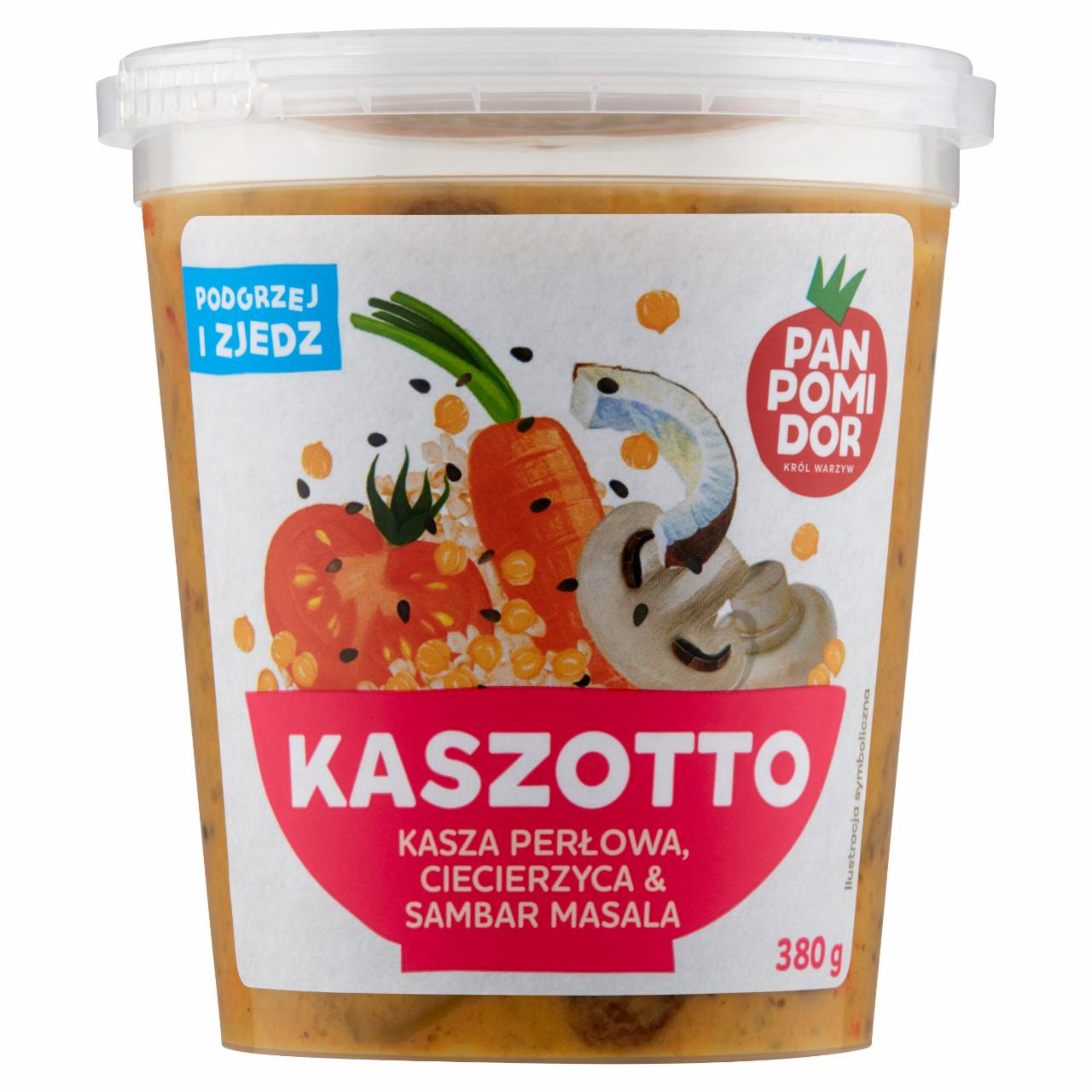 Zdjęcia - Pan Pomidor Kaszotto kasza perłowa ciecierzyca & sambar masala 380 g