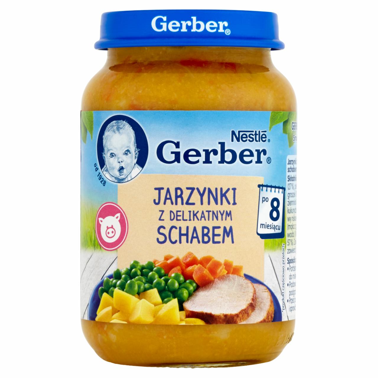 Zdjęcia - Gerber Jarzynki z delikatnym schabem dla niemowląt po 8. miesiącu 190 g