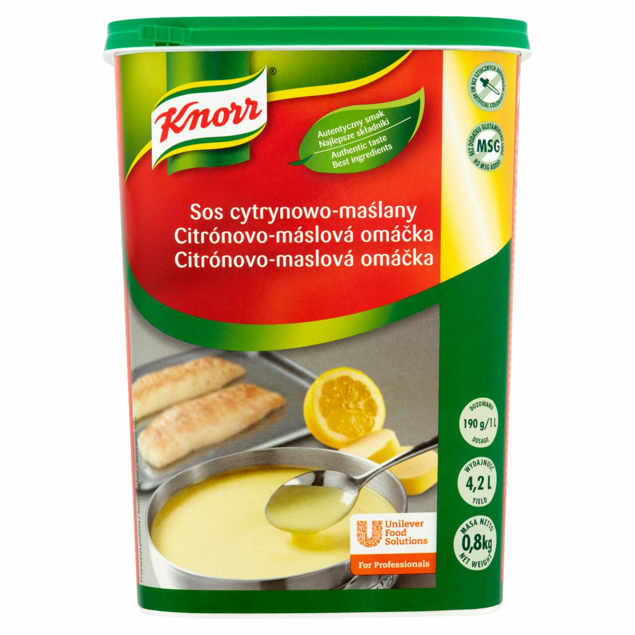 Zdjęcia - Knorr Sos cytrynowo-maślany 0,8 kg
