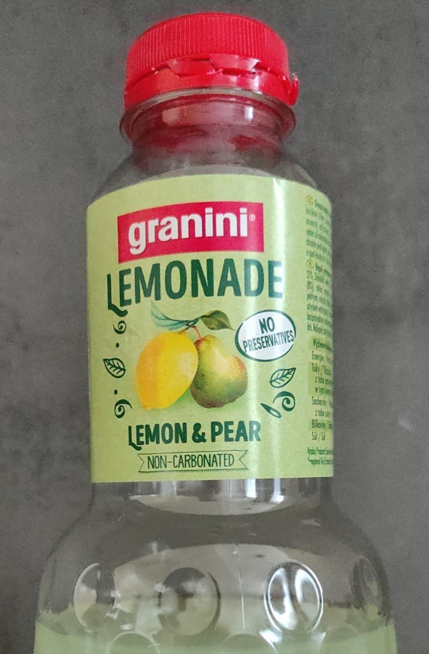 Zdjęcia - Lemonade lemon & pear Granini