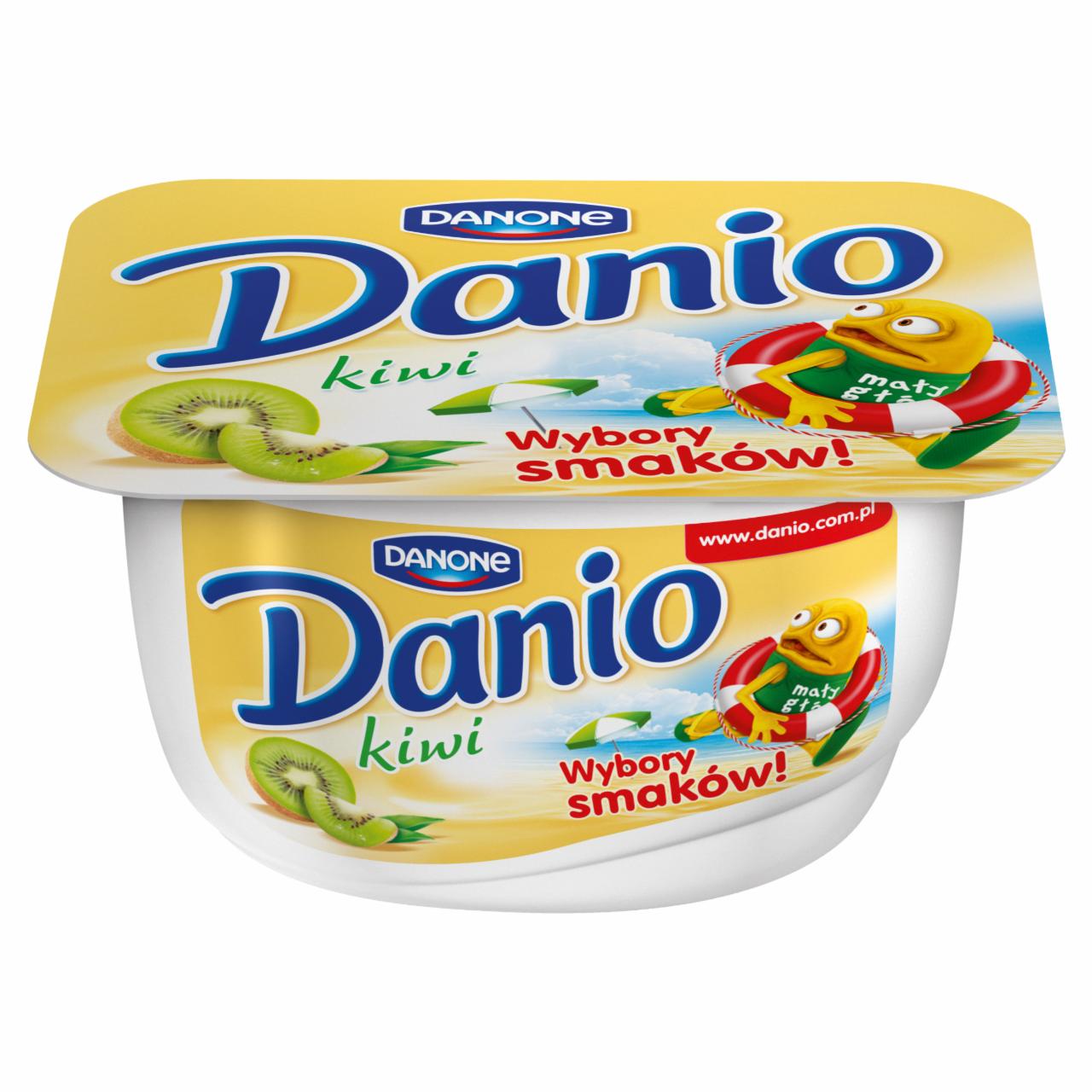 Zdjęcia - Danone Danio kiwi Serek homogenizowany 140 g