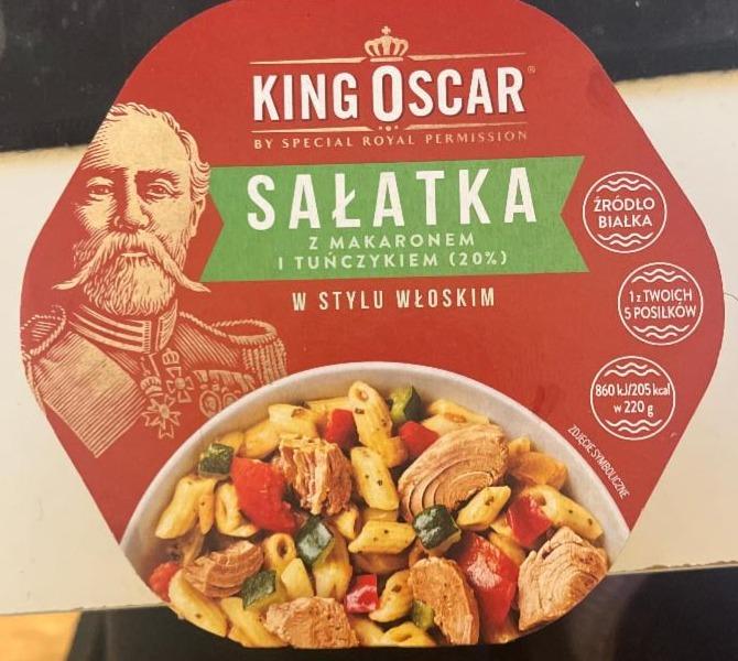 Zdjęcia - King Oscar Sałatka z makaronem i tuńczykiem w stylu włoskim 220 g