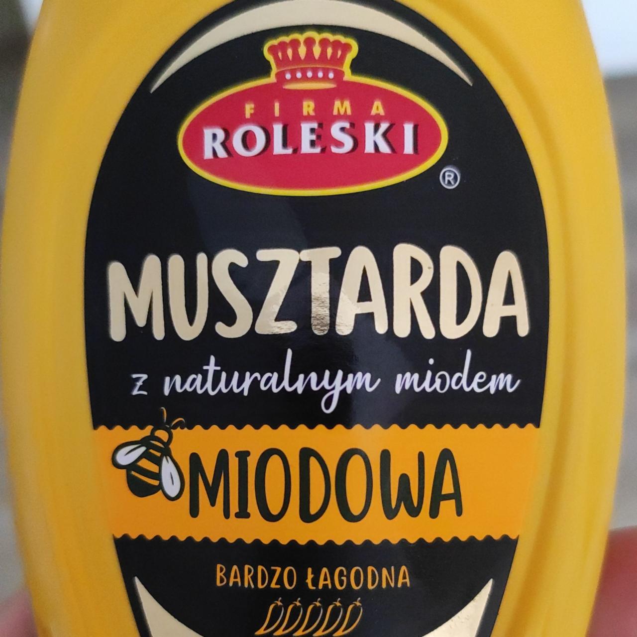 Zdjęcia - Musztarda miodowa Firma Roleski