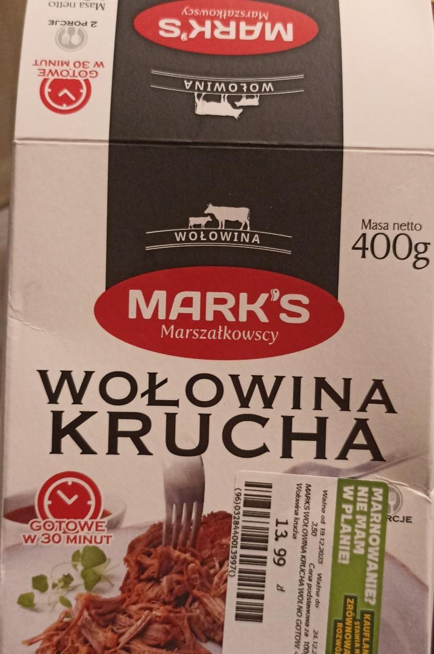 Zdjęcia - Wołowina krucha Mark's Marszałkowscy