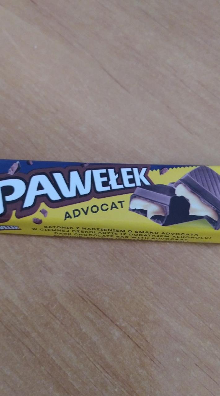 Zdjęcia - E. Wedel Pawełek Batonik deserowy advocat 45 g