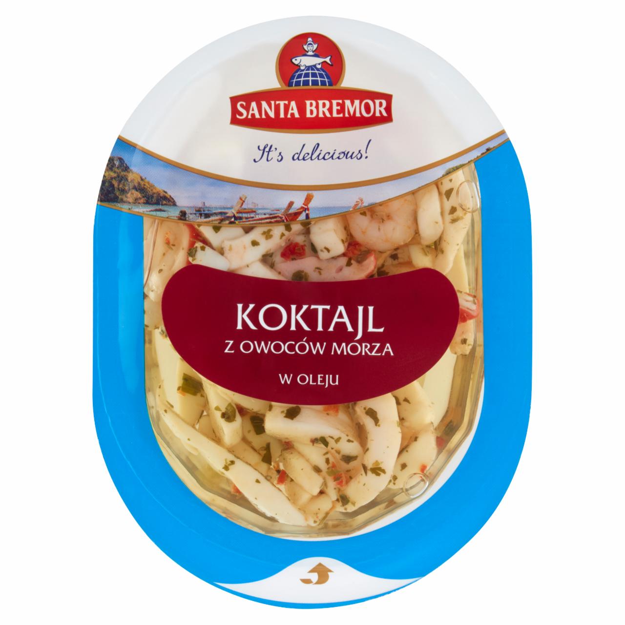 Zdjęcia - Santa Bremor Koktajl z owoców morza w oleju 150 g