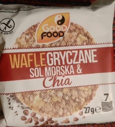 Zdjęcia - Wafle gryczane Sól morska & Chia Good Food