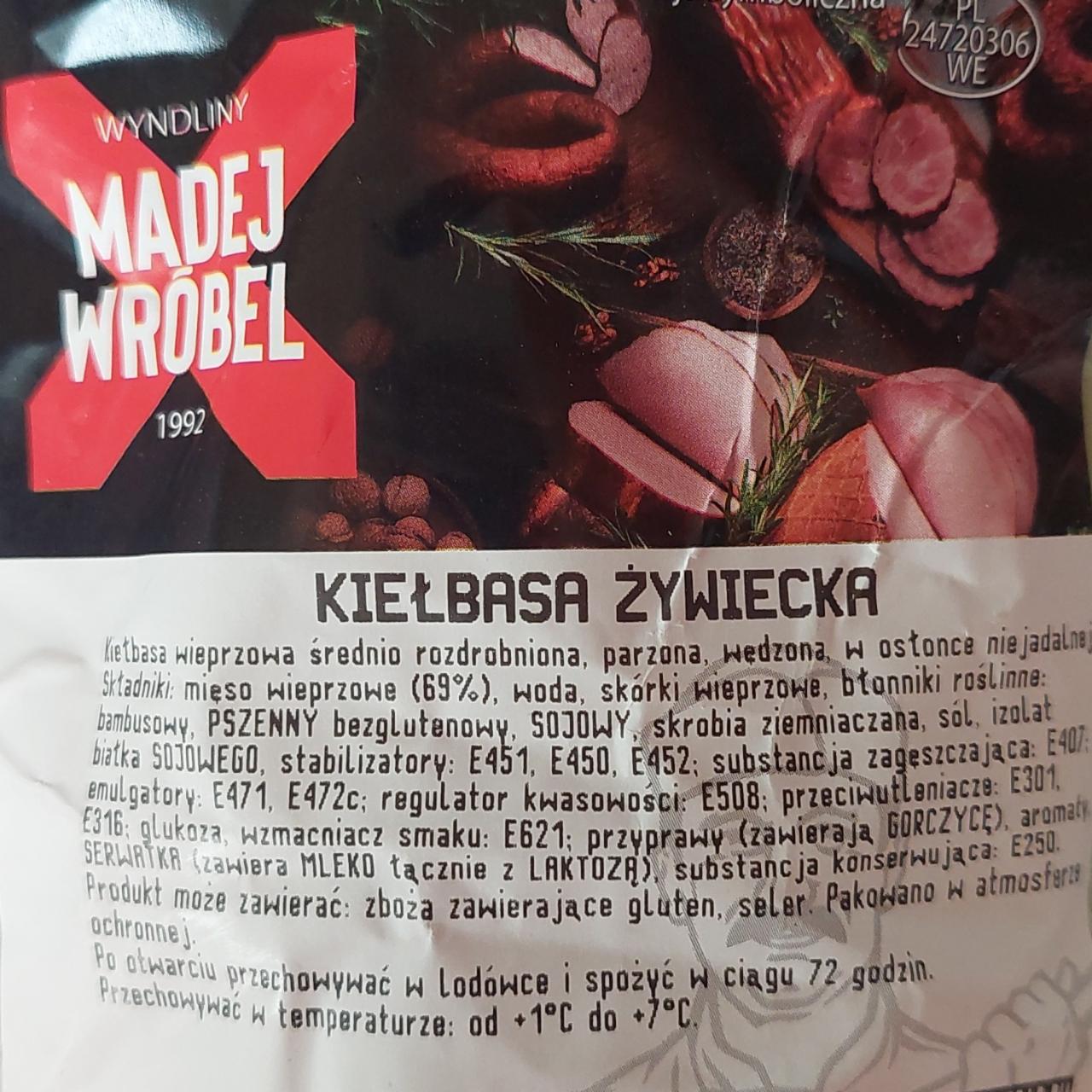 Zdjęcia - Kiełbasa Żywiecka Madej Wróbel