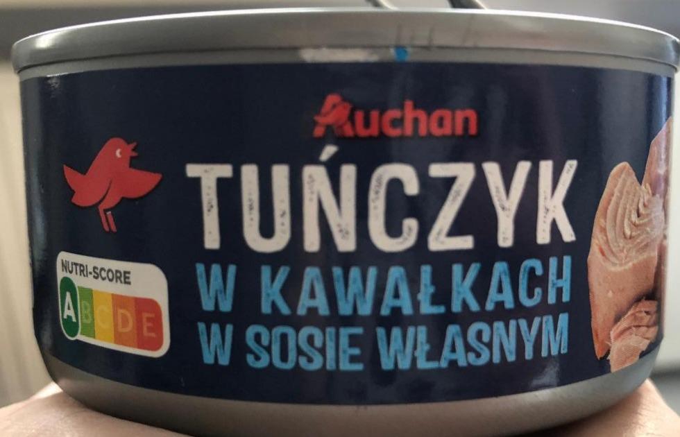 Zdjęcia - Tuńczyk w kawałkach w sosie własnym Auchan