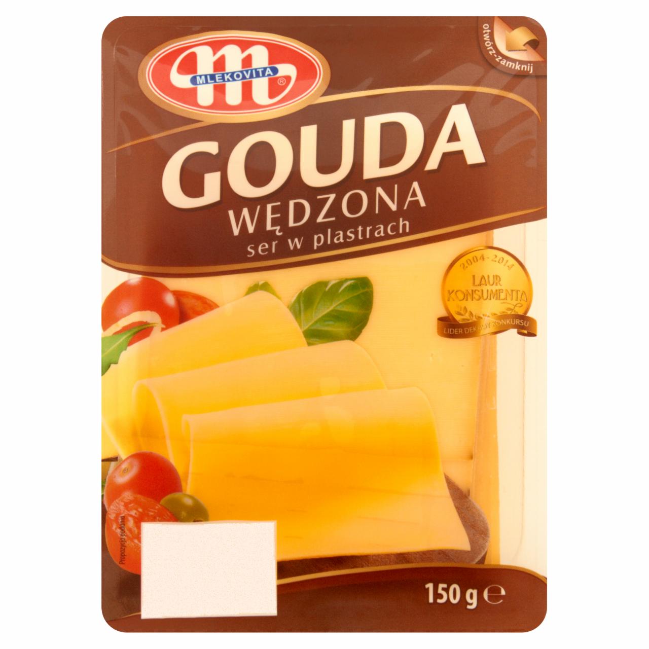 Zdjęcia - Mlekovita Gouda wędzona Ser w plastrach 150 g