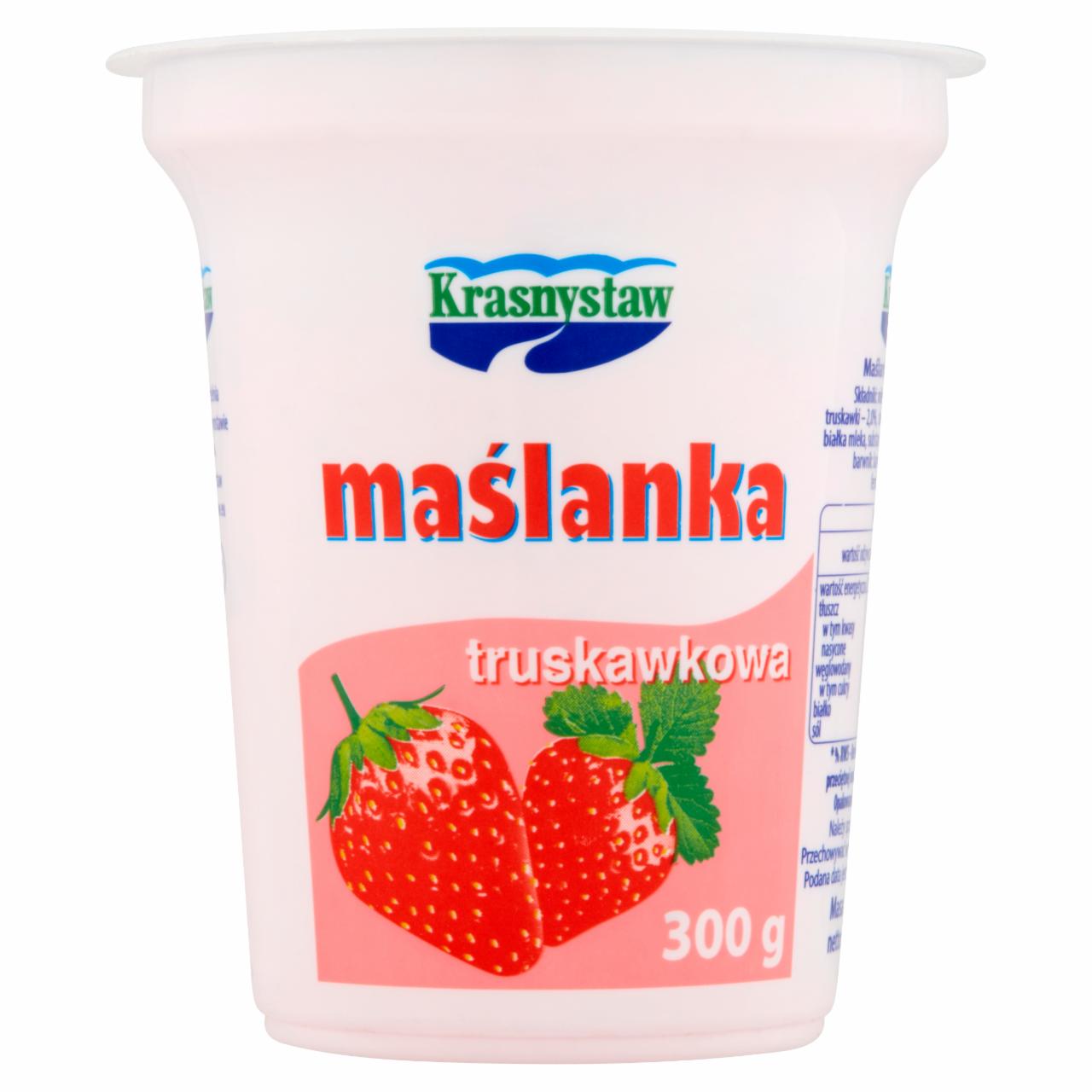 Zdjęcia - Krasnystaw Maślanka truskawkowa 300 g