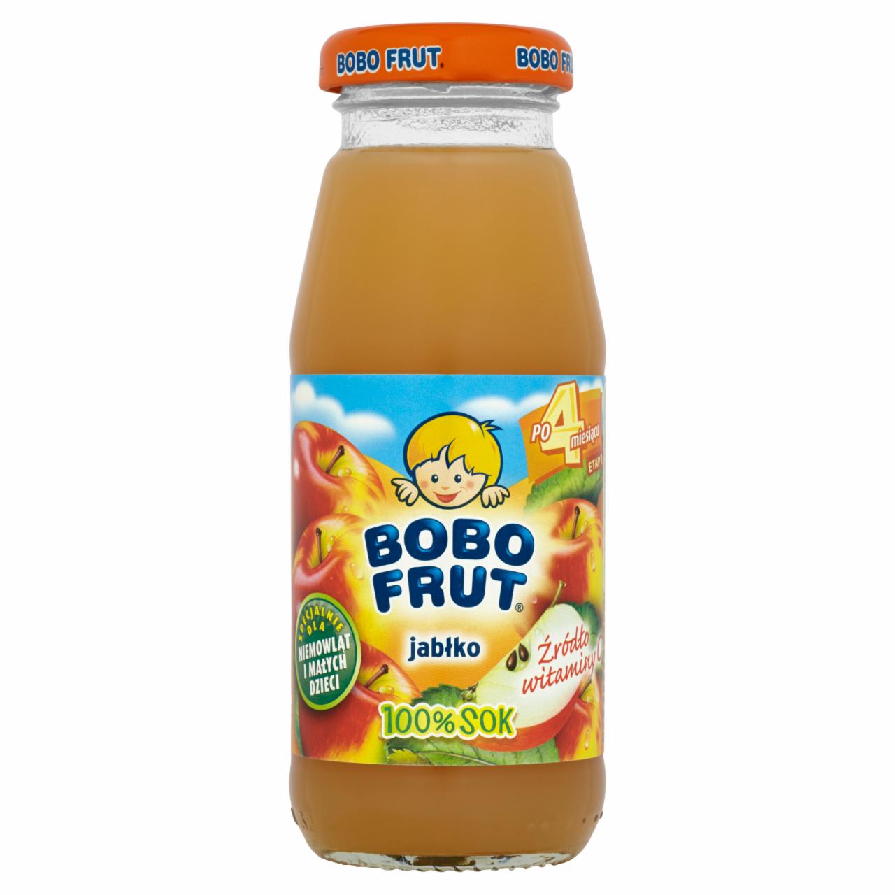 Zdjęcia - Bobo Frut 100% Sok jabłko po 4 miesiącu 175 ml