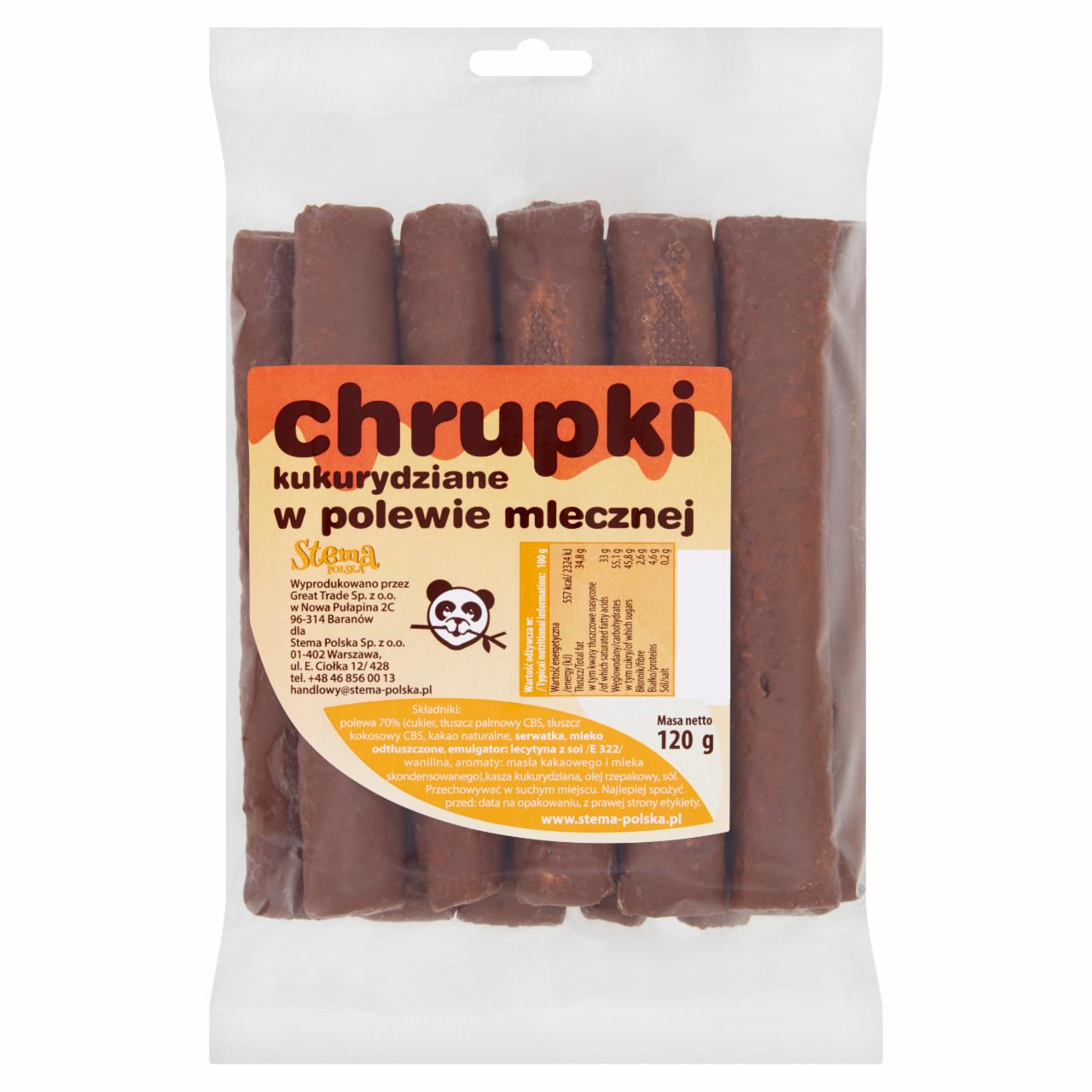 Zdjęcia - Chrupki kukurydziane w polewie mlecznej 120 g