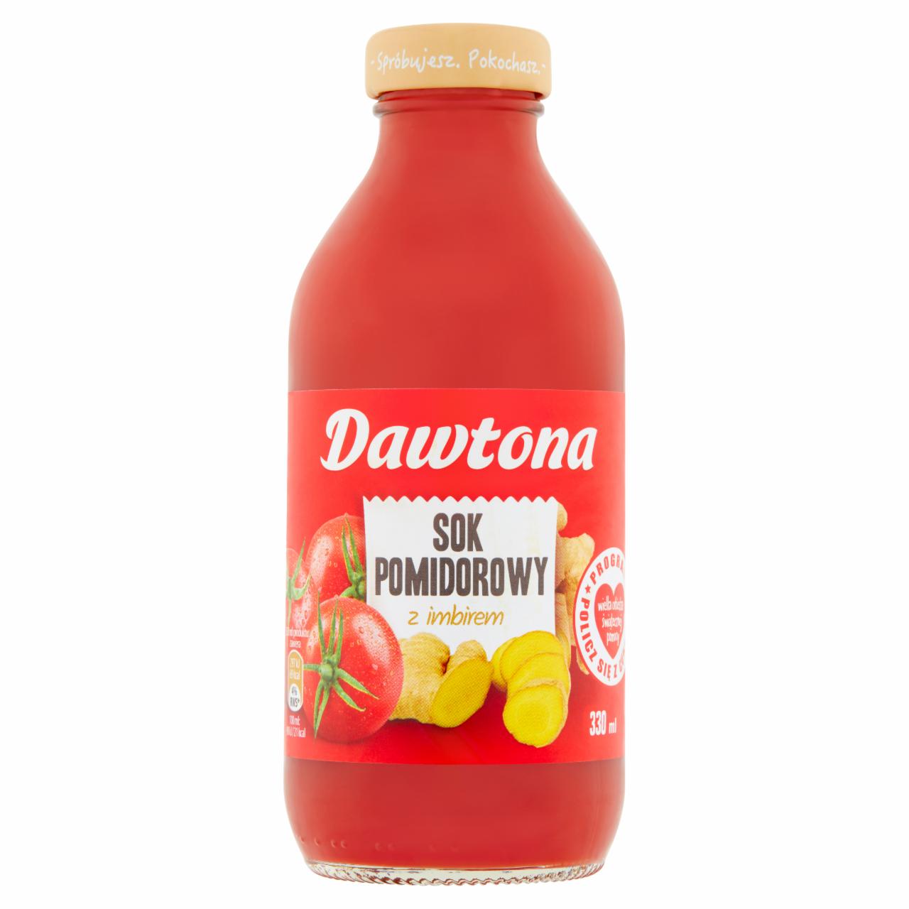 Zdjęcia - Dawtona Sok pomidorowy z imbirem 330 ml