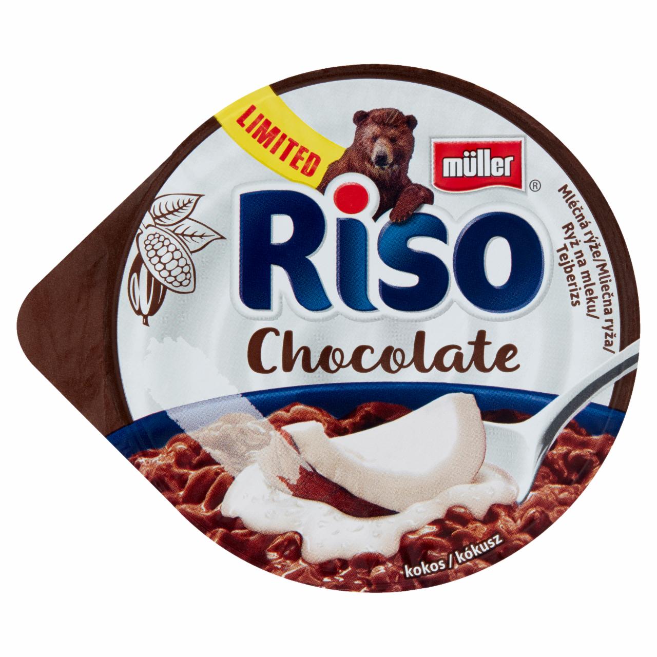 Zdjęcia - Müller Riso Chocolate Ryż na mleku kokos 175 g