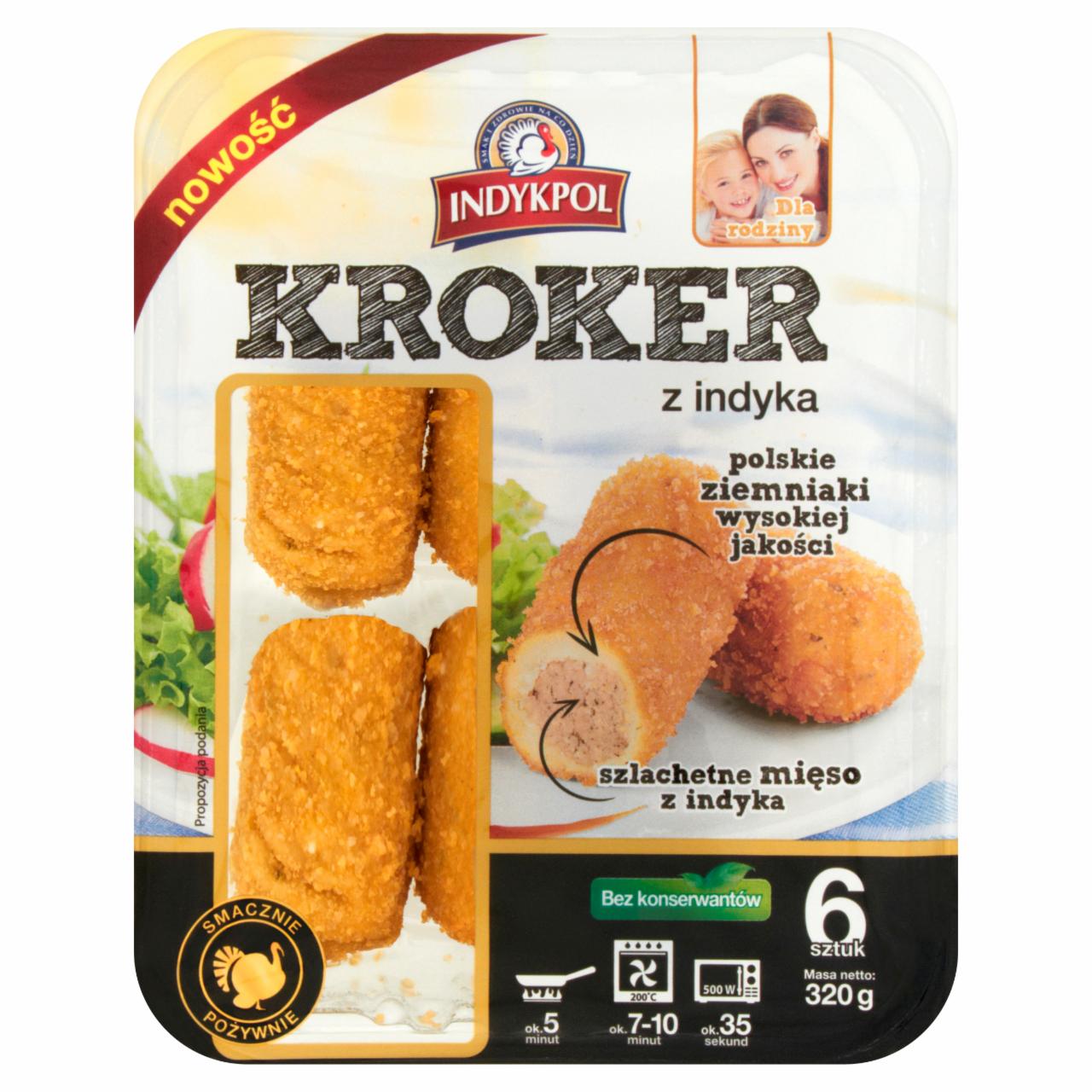 Zdjęcia - Indykpol Kroker z indyka 320 g (6 sztuk)