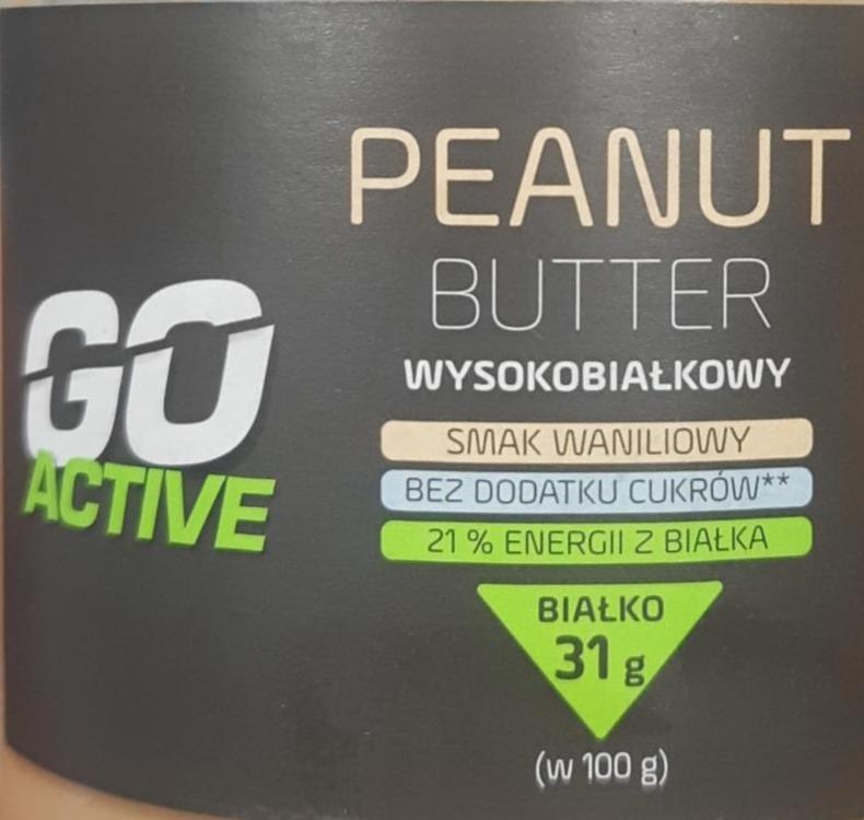 Zdjęcia - Peanut butter wysokobiałkowy smak waniliowy Go active