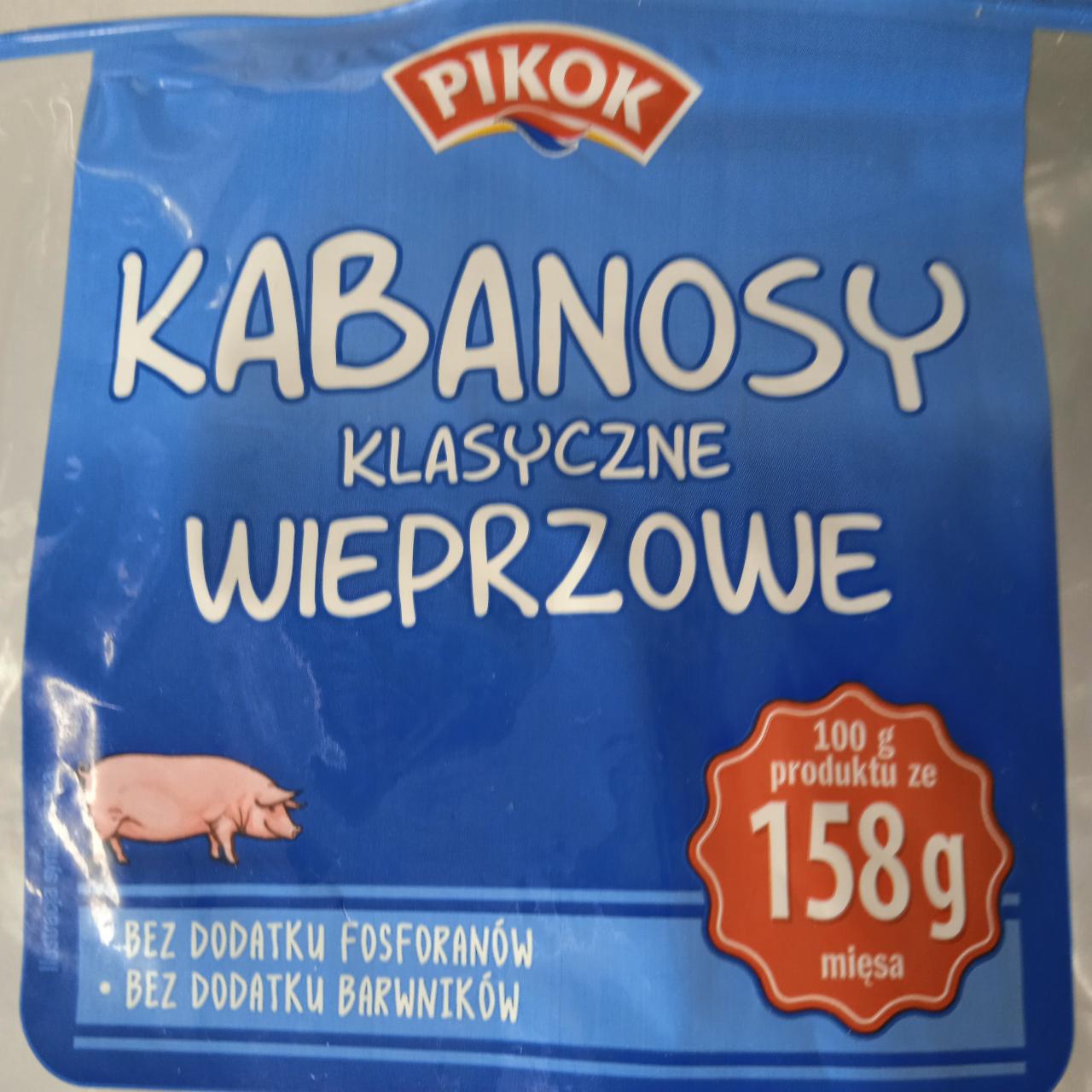 Zdjęcia - Kabanosy klasyczne wieprzowe Pikok