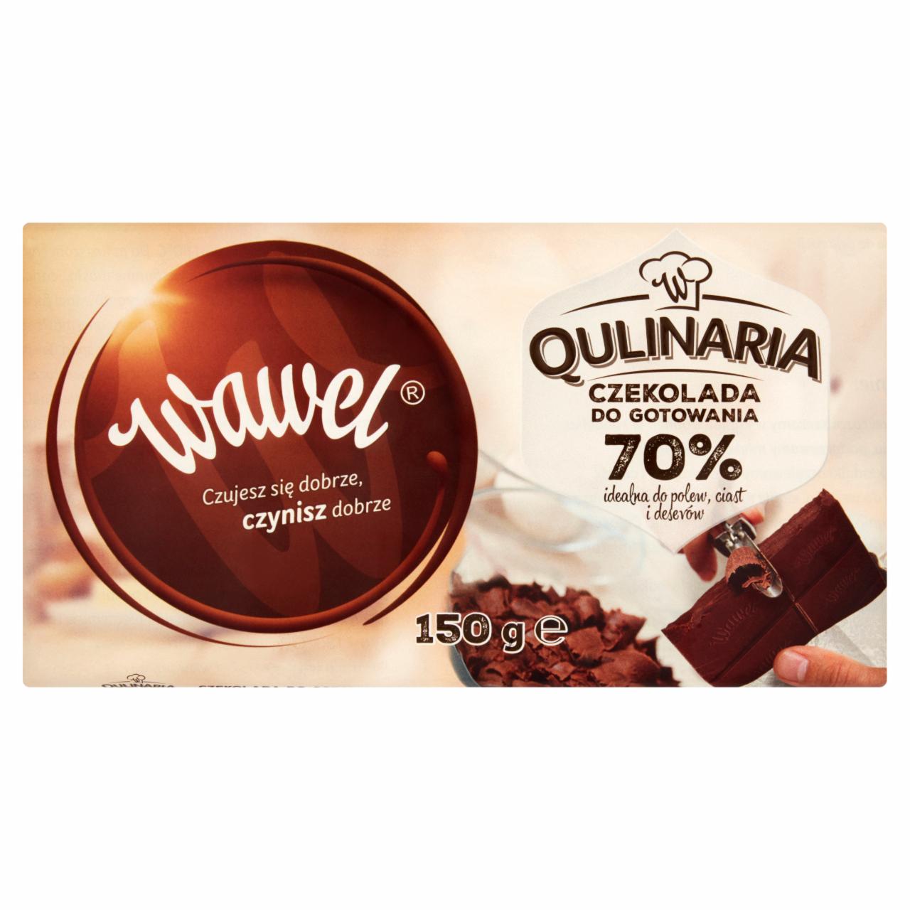 Zdjęcia - Wawel Qulinaria Czekolada do gotowania 70% 150 g