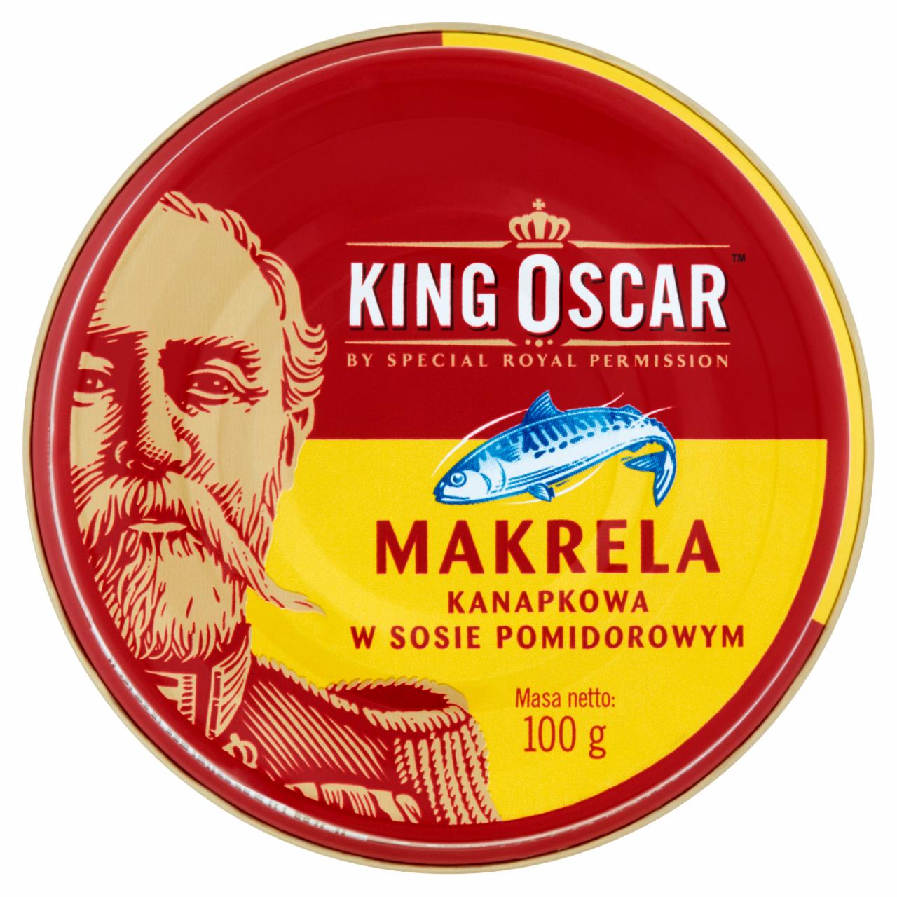 Zdjęcia - King Oscar Makrela kanapkowa w sosie pomidorowym 100 g