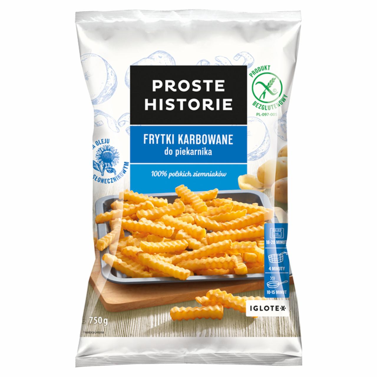 Zdjęcia - Frytki karbowane do piekarnika 750 g Proste Historie