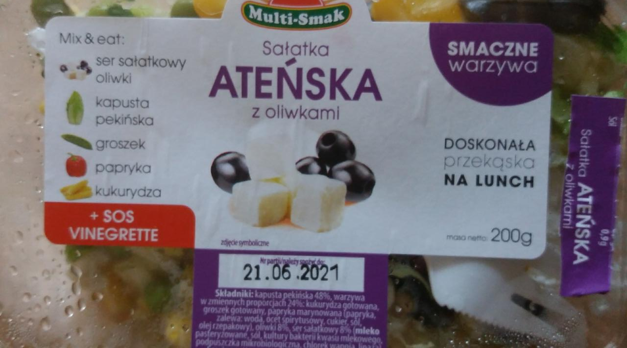 Zdjęcia - Multi-smak sałatka ateńska z oliwkami 