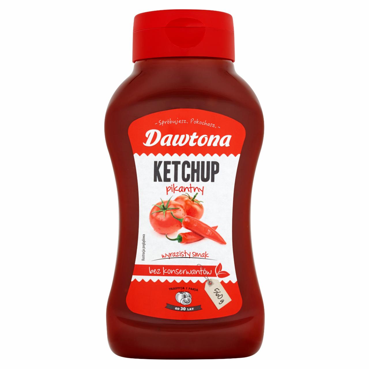 Zdjęcia - Dawtona Ketchup pikantny 560 g