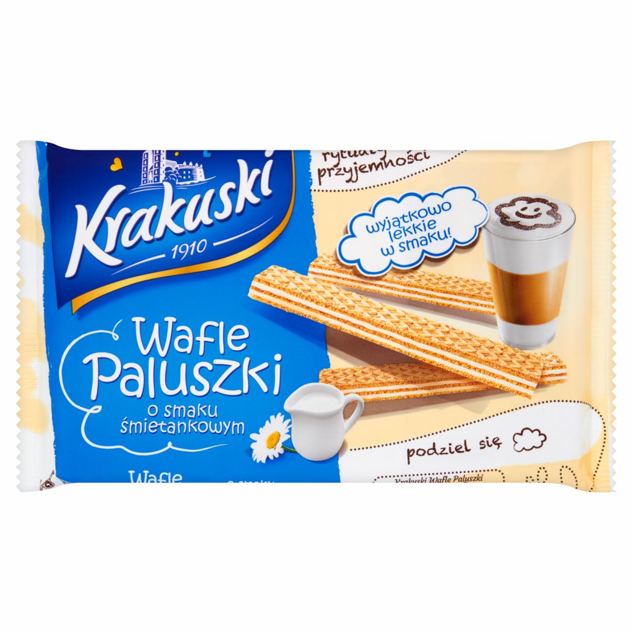 Zdjęcia - Krakuski Rytuały przyjemności Wafle Paluszki o smaku śmietankowym 150 g