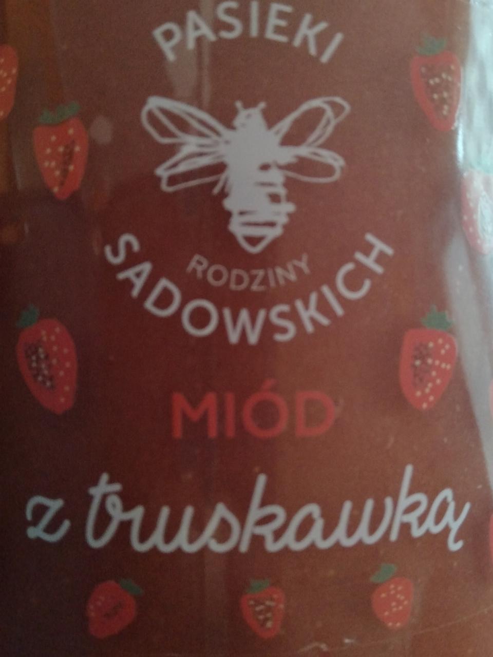 Zdjęcia - Miód z truskawką Pasieki Rodziny Sadowskich