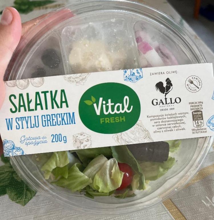 Zdjęcia - Salatka w stylu greckim Vital fresh