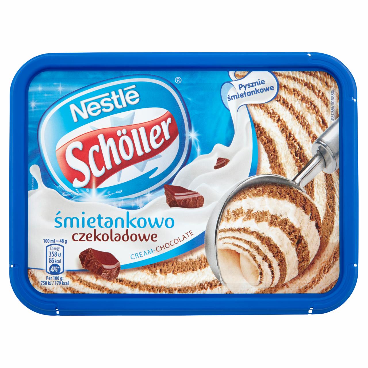 Zdjęcia - Nestlé Schöller Lody śmietankowo-czekoladowe 1000 ml