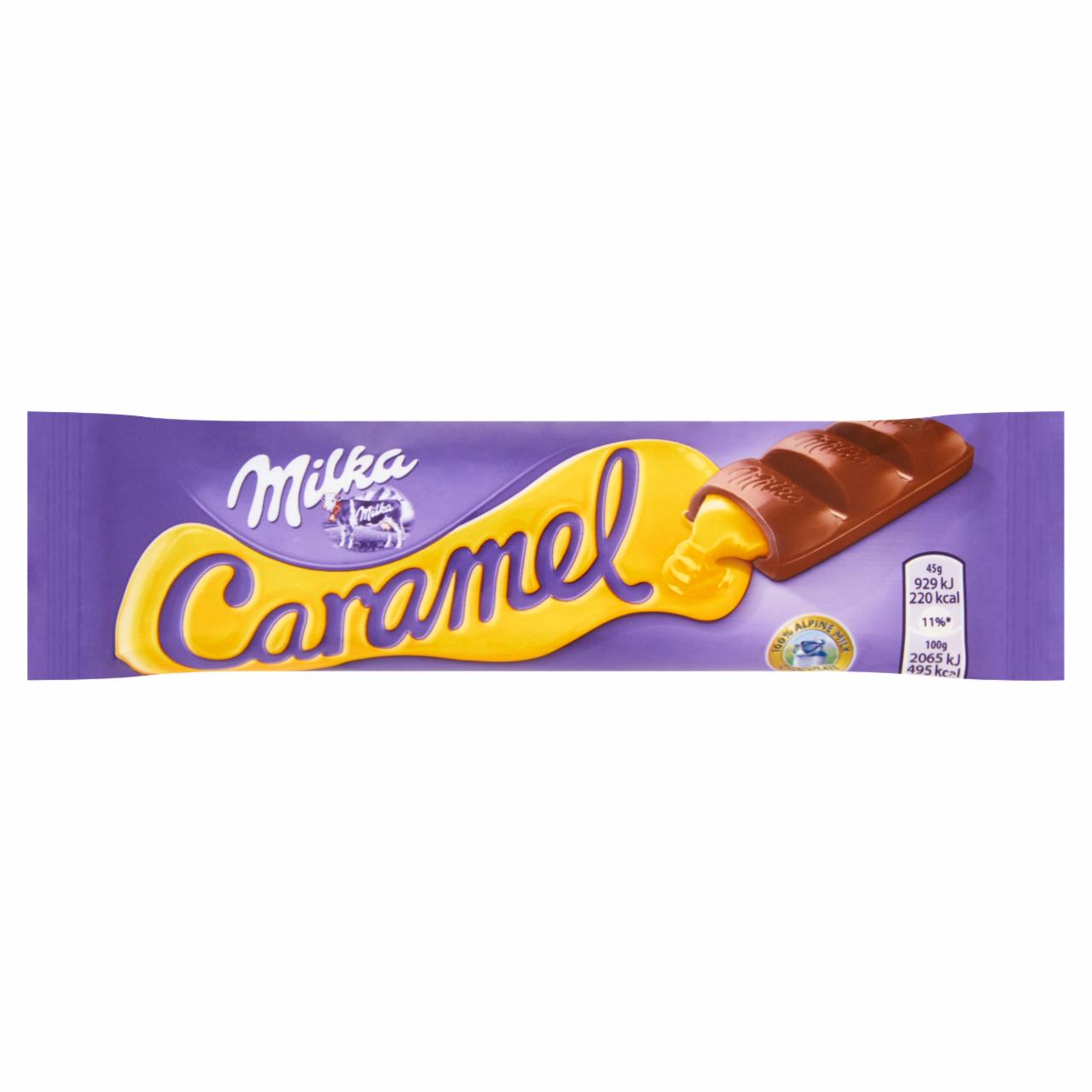 Zdjęcia - Milka Czekolada Caramel 45 g