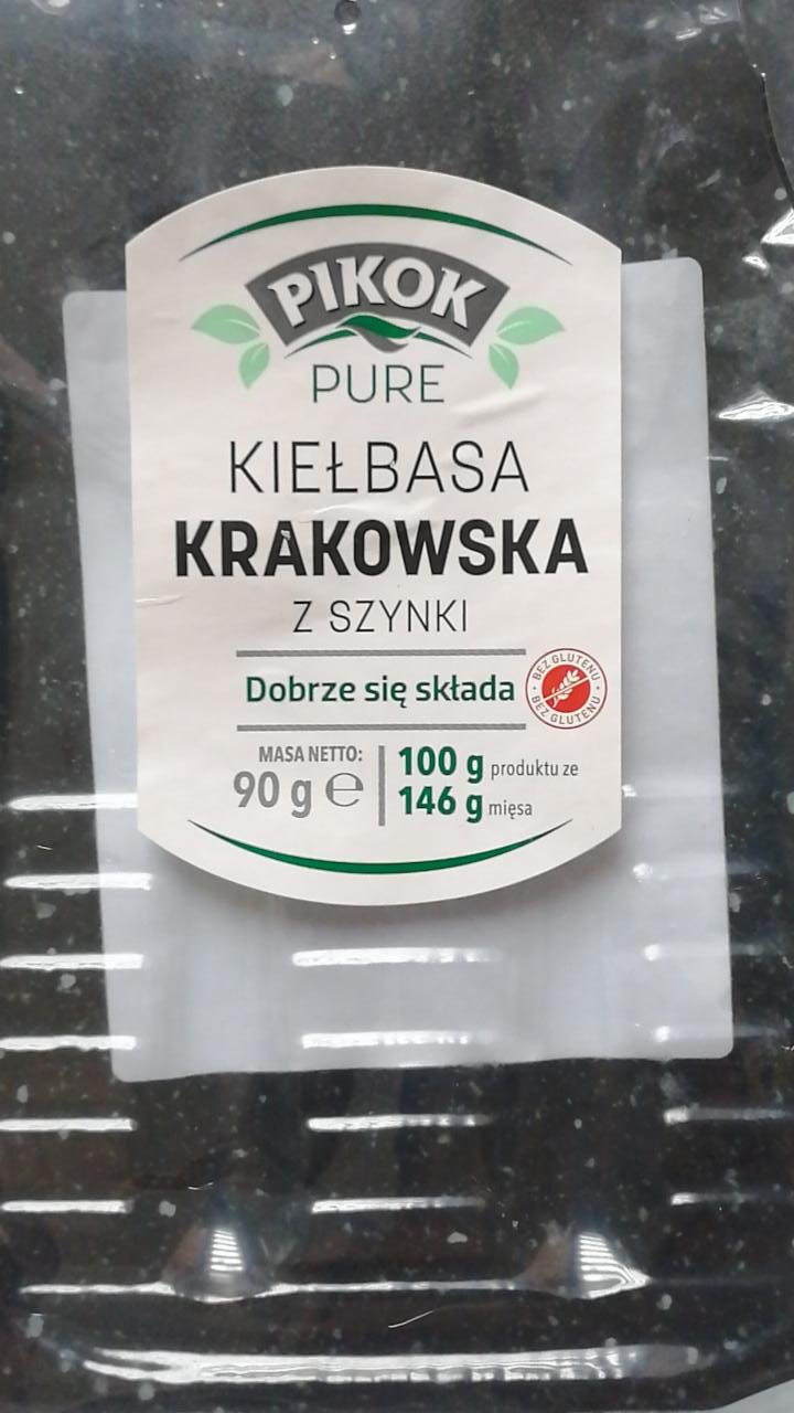 Zdjęcia - Kiełbasa krakowska z szynki Pikok Pure