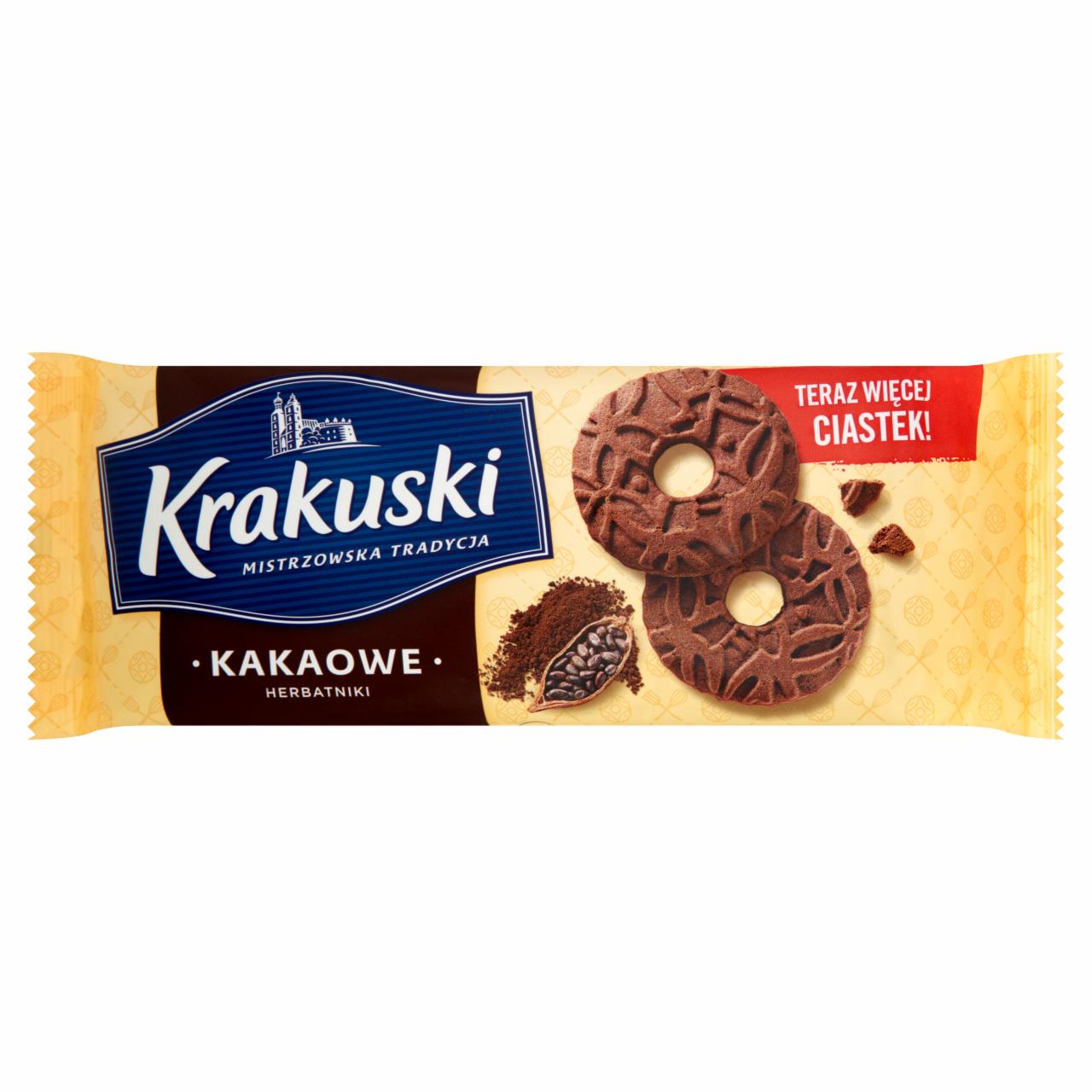 Zdjęcia - Krakuski Kakaowe Herbatniki 163 g