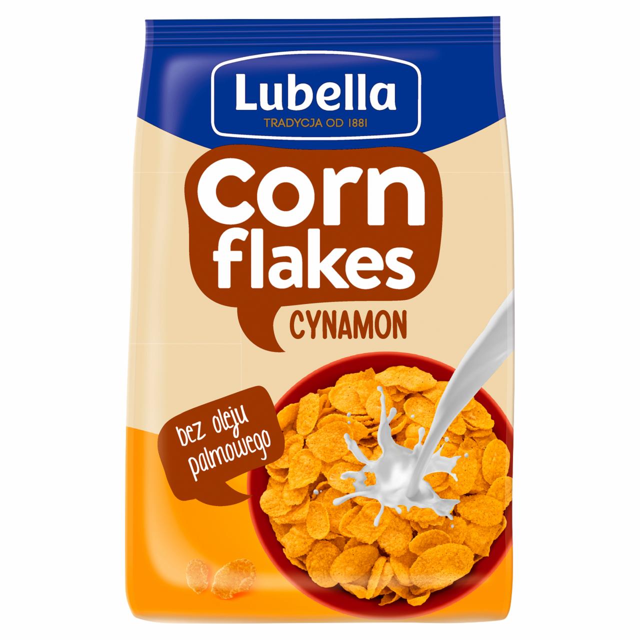 Zdjęcia - Lubella Corn Flakes Płatki kukurydziane cynamon 400 g