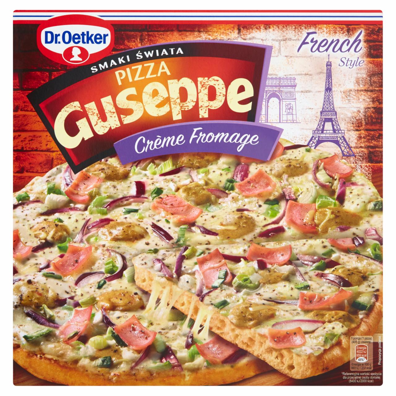 Zdjęcia - Dr. Oetker Guseppe Smaki Świata Pizza z sosem śmietanowym i serami 405 g