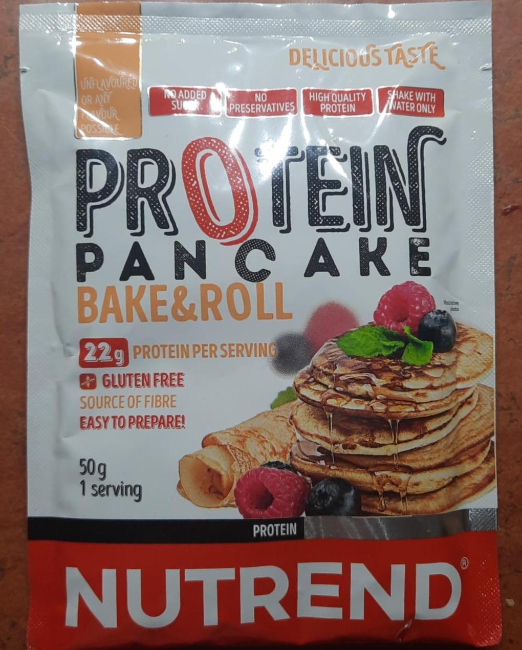 Zdjęcia - Protein pancake bake&roll unflavoured Nutrend