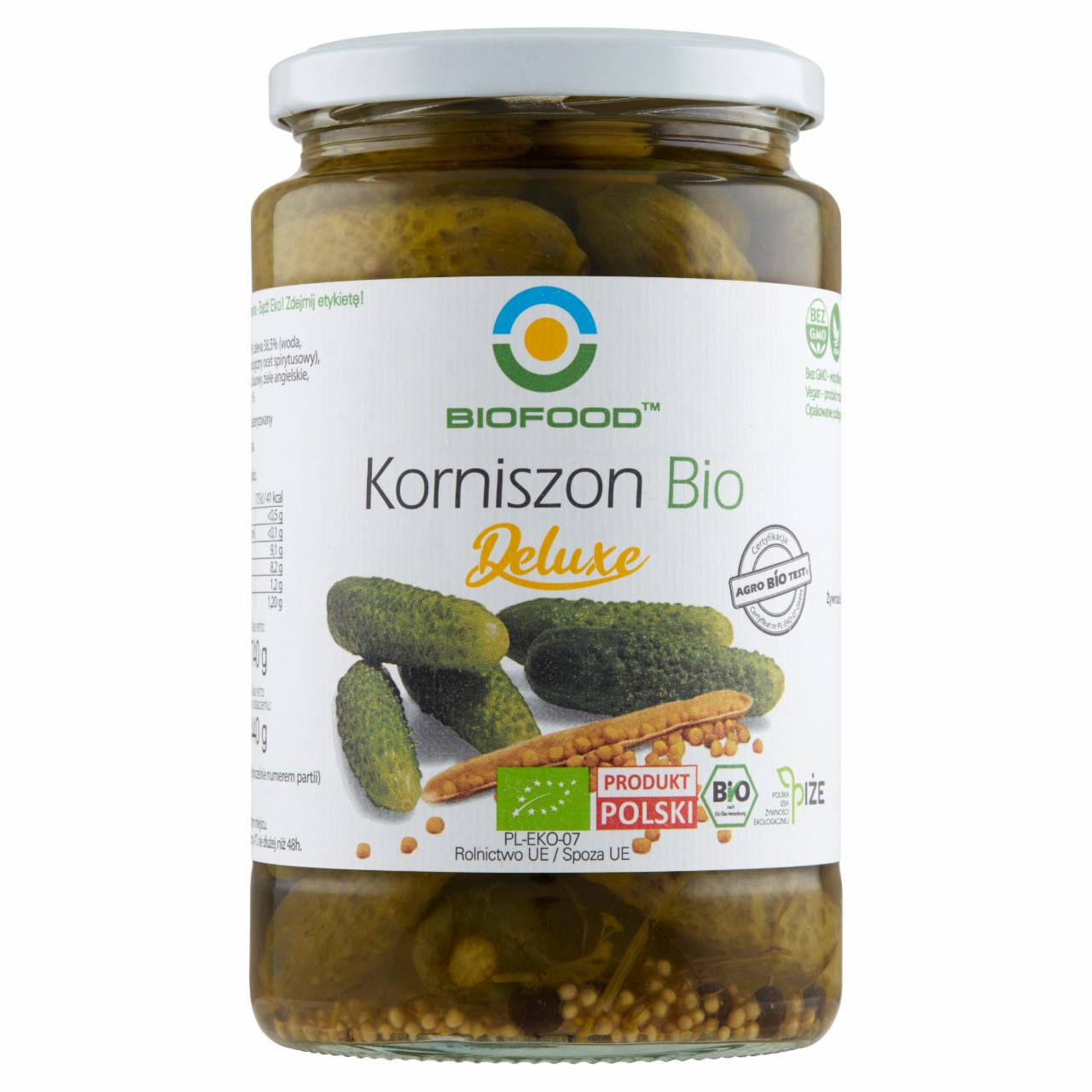 Zdjęcia - BioFood Korniszon Bio Deluxe 740 g