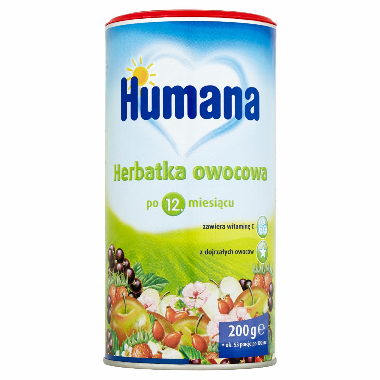 Zdjęcia - Humana Herbatka owocowa po 12. miesiącu 200 g