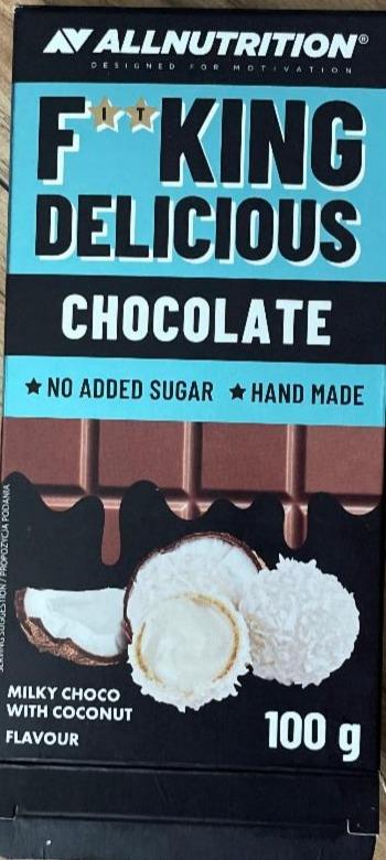 Zdjęcia - F**king Delicious Chocolate milky choco with coconut AllNutrition