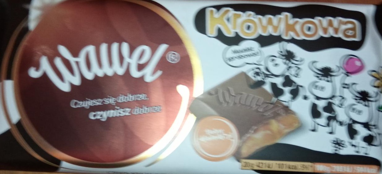 Zdjęcia - Krówkowa Czekolada mleczna nadziewana 100 g Wawel