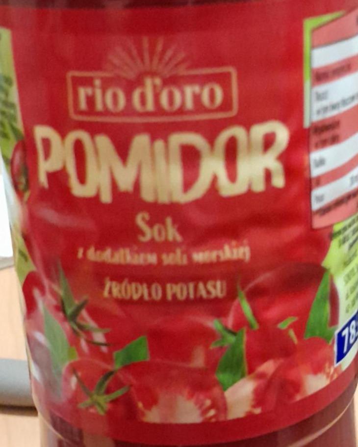 Zdjęcia - Pomidor sok z dodatkiem soli morskiej Rio d'oro
