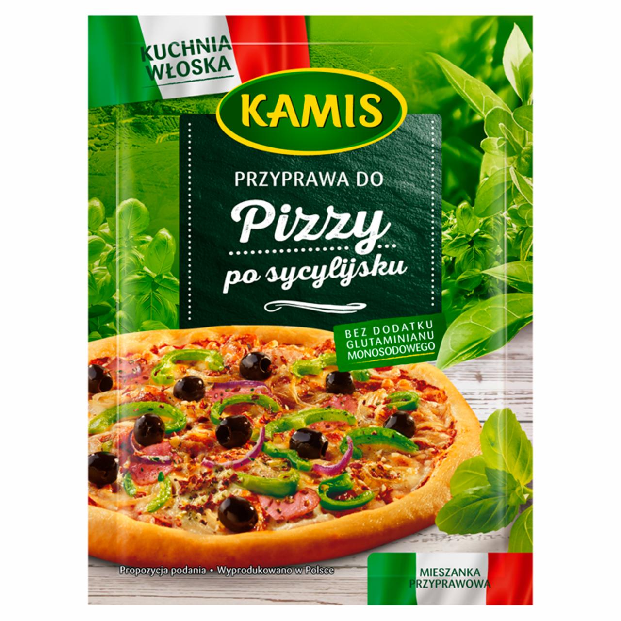 Zdjęcia - Kamis Kuchnia Włoska Przyprawa do pizzy po sycylijsku Mieszanka przyprawowa 15 g