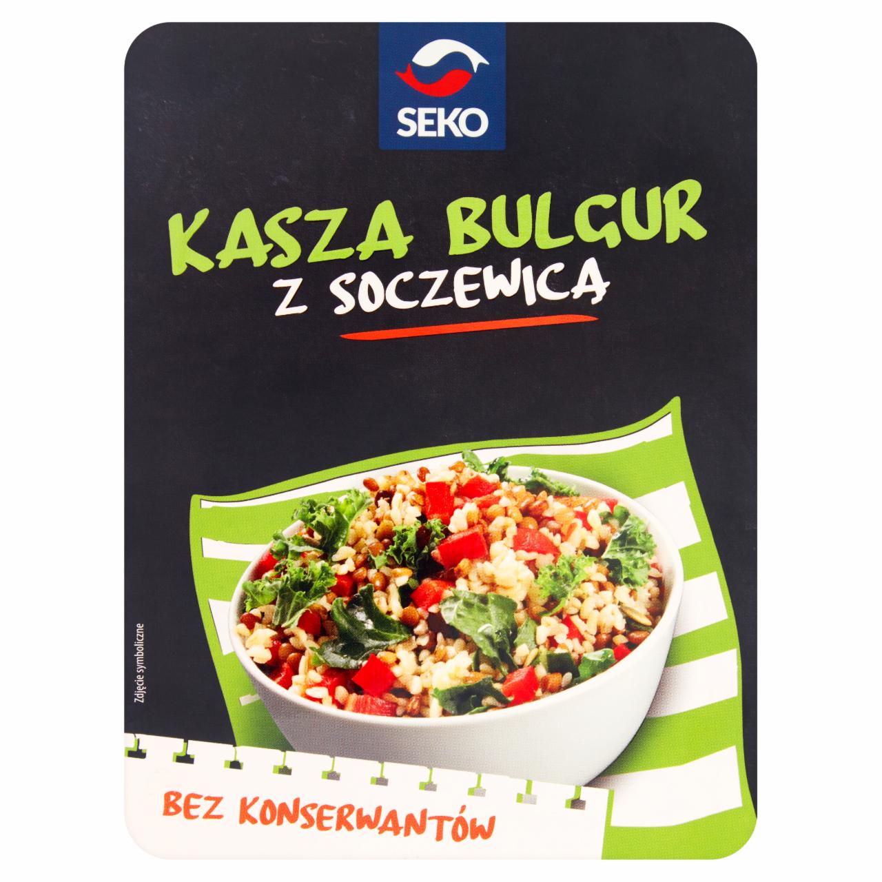 Zdjęcia - Seko Kasza bulgur z soczewicą 220 g