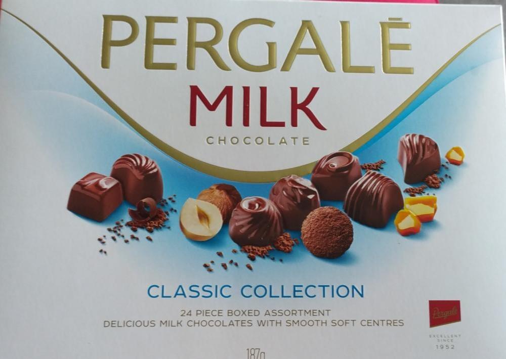 Zdjęcia - Pergalë Classic Collection Zestaw pralin z czekoladą mleczną 187 g (24 sztuki)