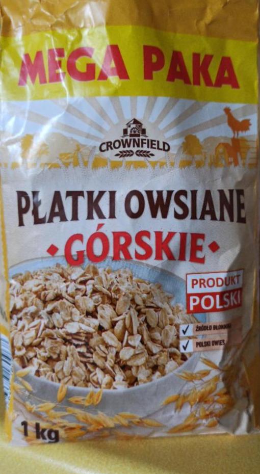 Zdjęcia - Płatki owsiane górskie Crownfield