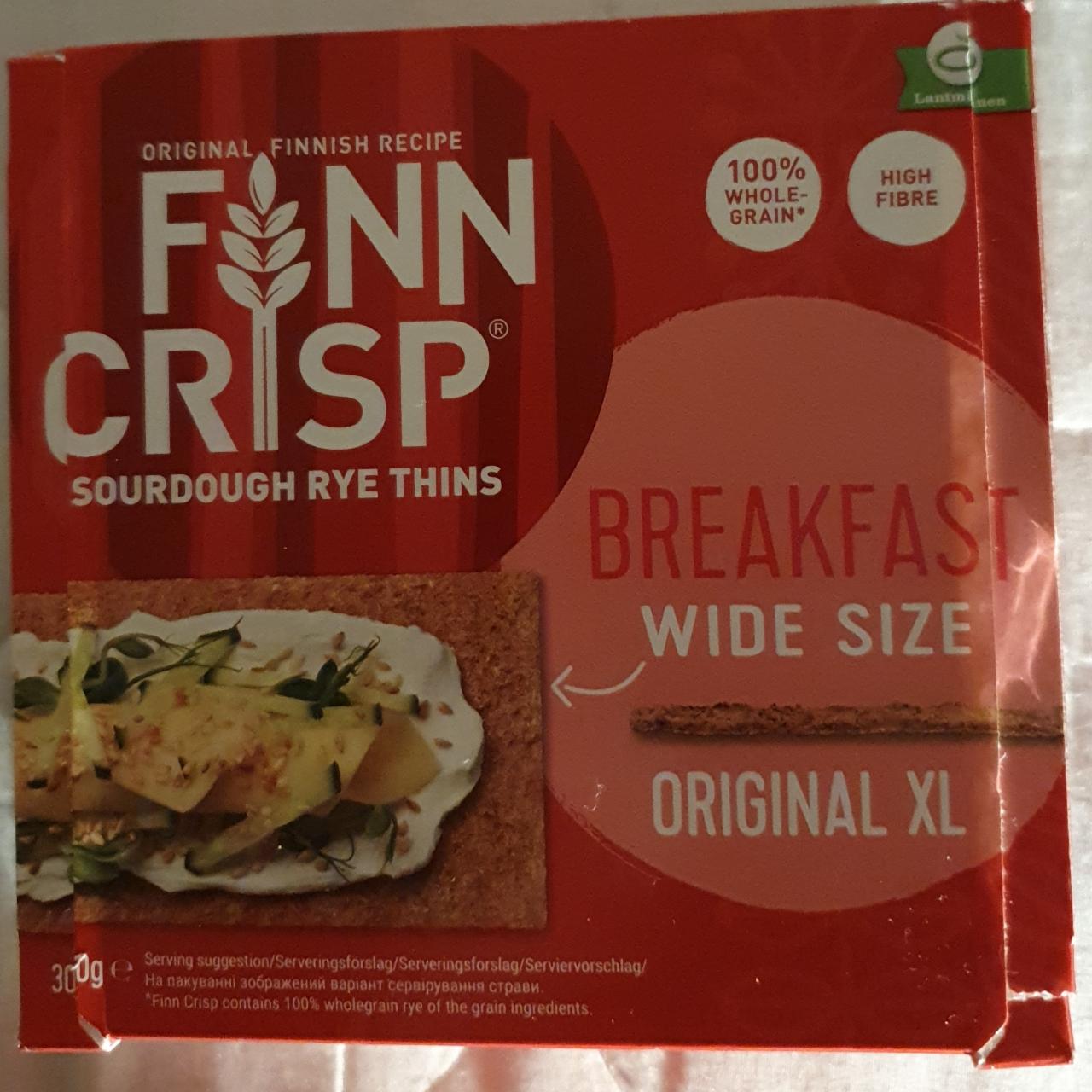Zdjęcia - Breakfast wide size rye thins Finn Crisp