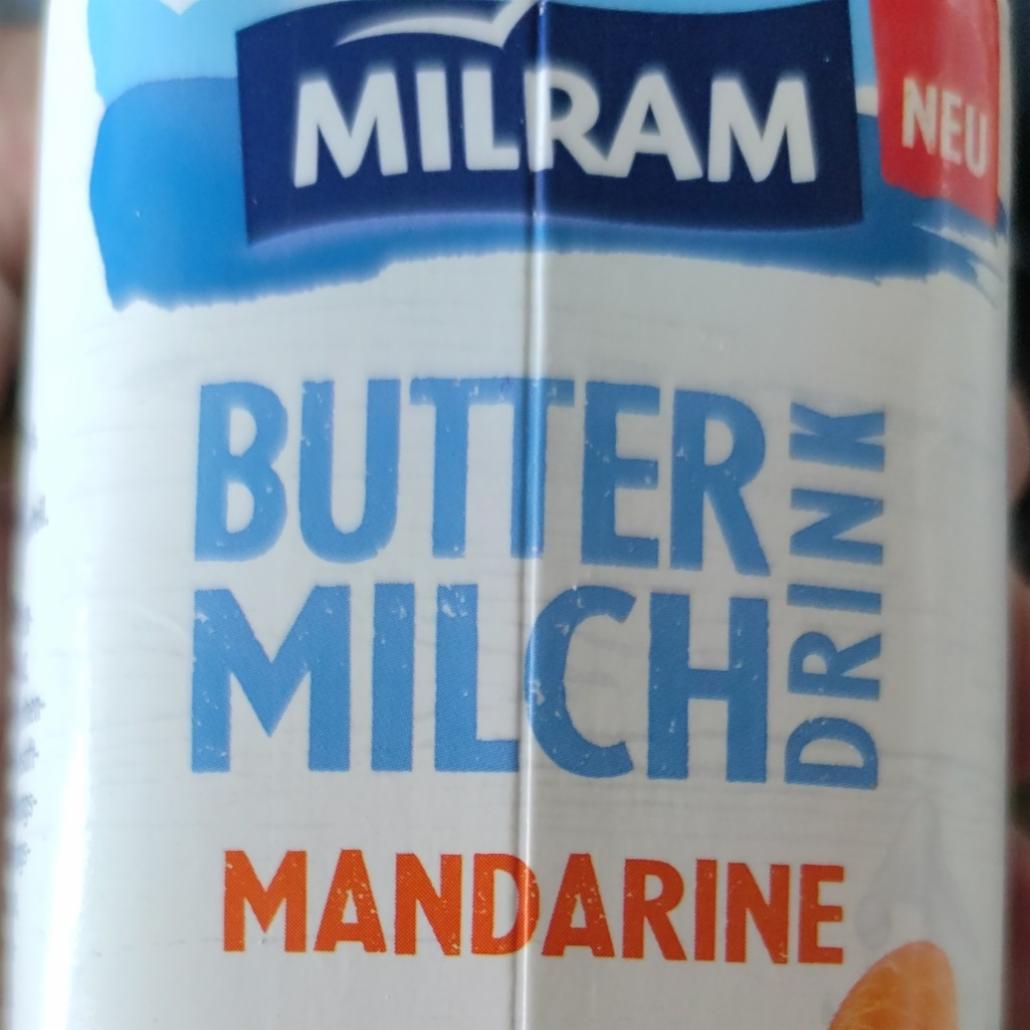 Zdjęcia - Butter milch drink Mandarine Milram