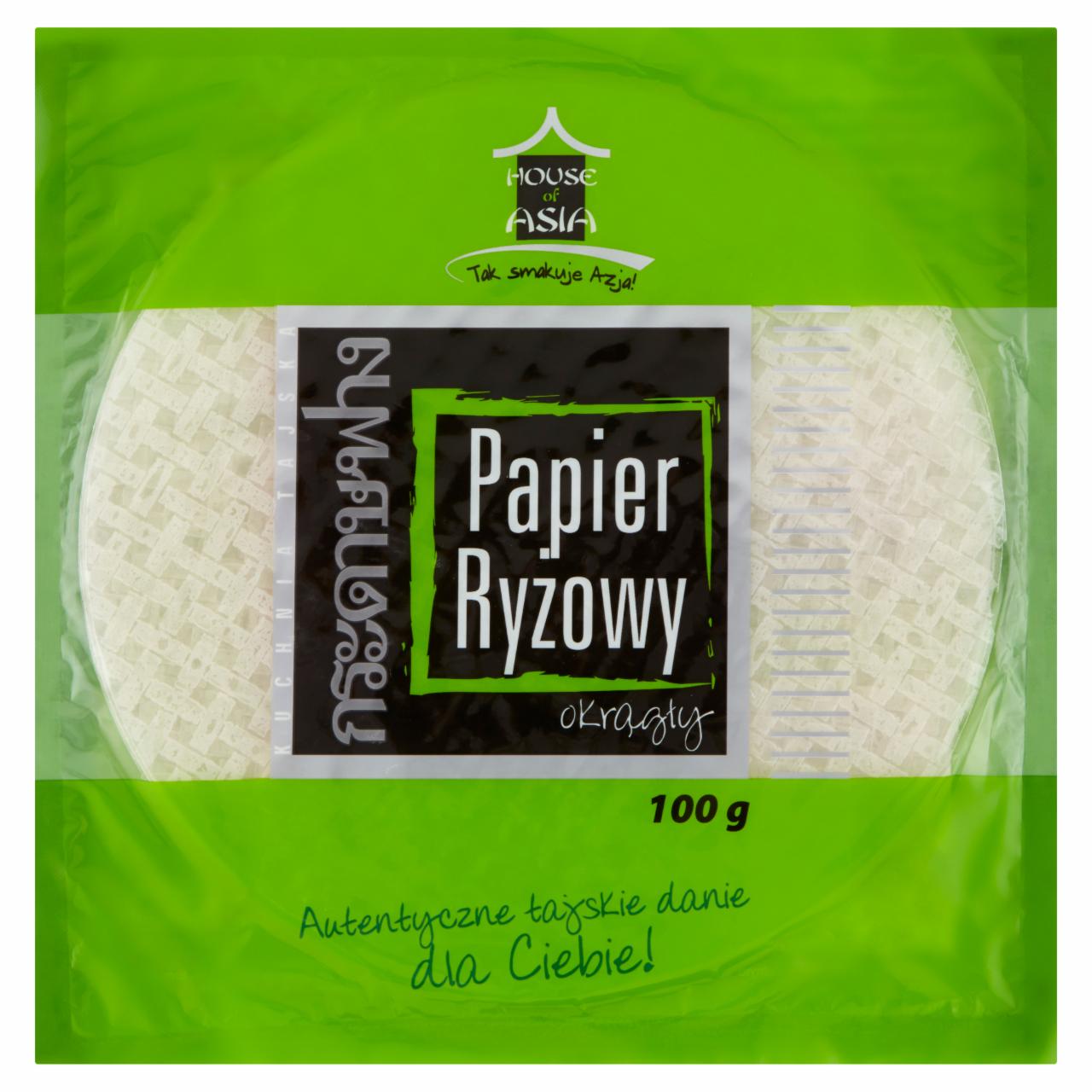 Zdjęcia - House of Asia Papier ryżowy okrągły 100 g